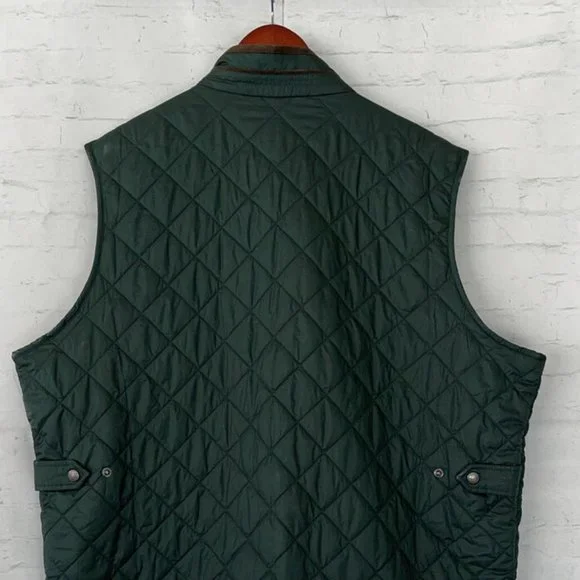 Peter Millar Men's Balsam Green Essex Quilted Travel Vest Size M NWT $228 - Picture 2 of 5